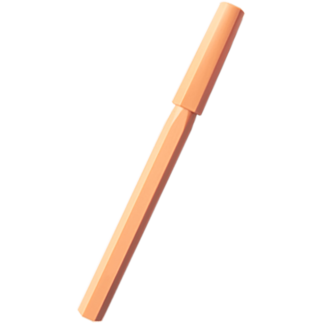 YStudio Glamour Evolve-Ocean Rollerball Pen - Sunset Orange-Pen Boutique Ltd
