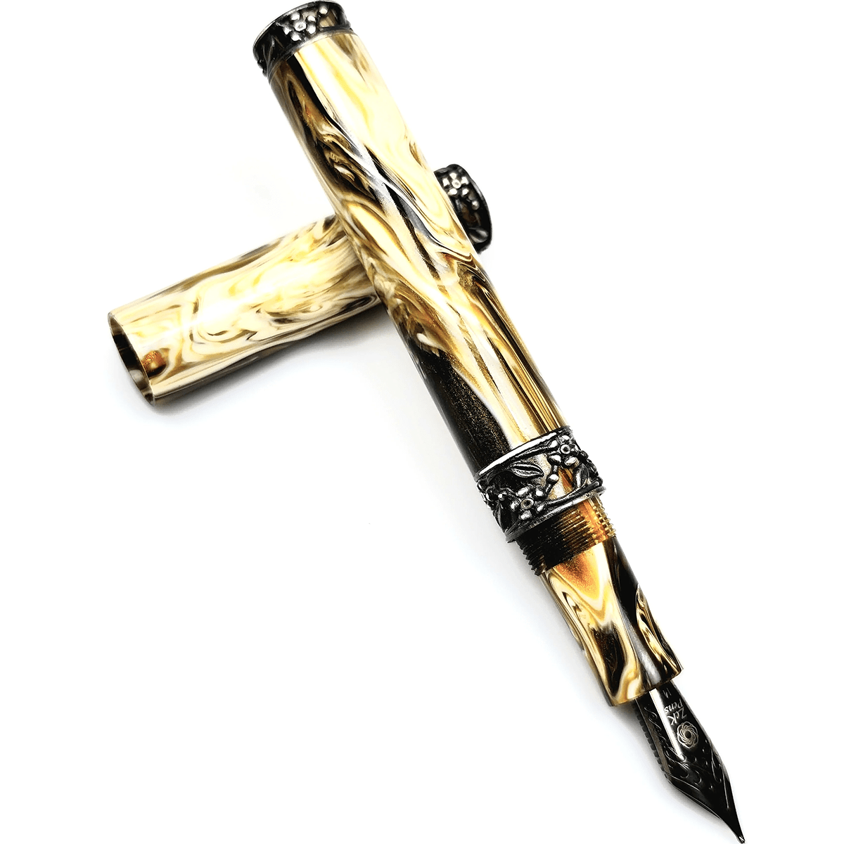Zek Pens Nazende Fountain Pen - Jonathan Brooks Turkish Design IV - Pen Boutique Ltd