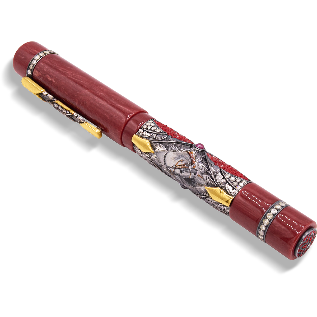 Zeki Karaca Jewellery Harman Fountain Pen - Black Horse (Limited Edition)-Pen Boutique Ltd