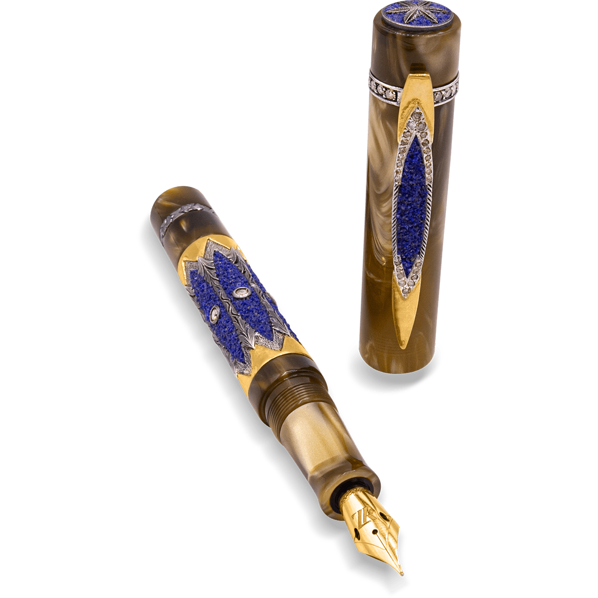 Zeki Karaca Jewellery Harman Fountain Pen - Brown (Limited Edition) - Pen Boutique Ltd