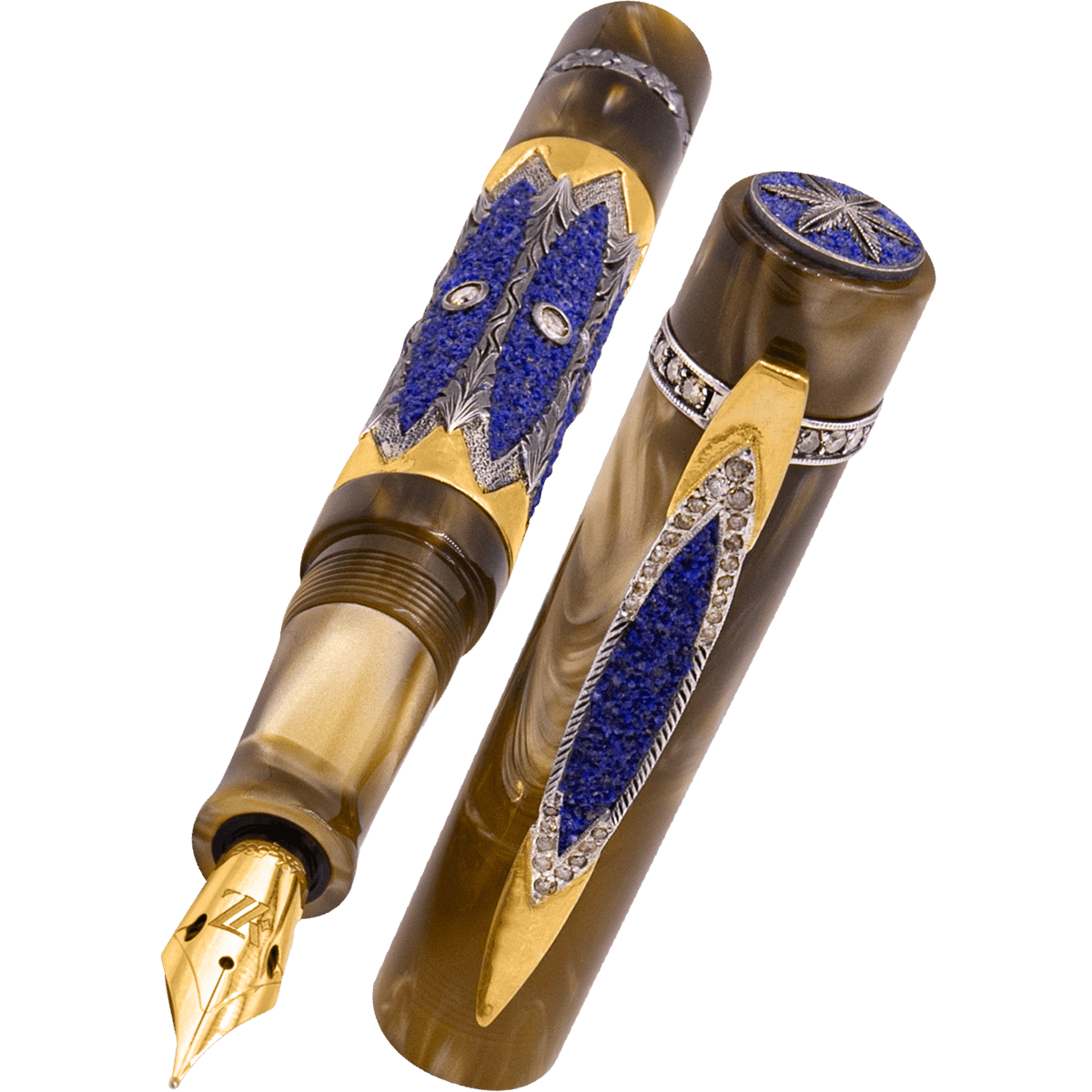 Zeki Karaca Jewellery Harman Fountain Pen - Brown (Limited Edition) - Pen Boutique Ltd