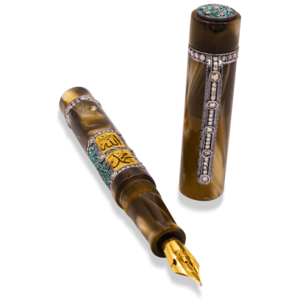 Zeki Karaca Jewellery Harman Fountain Pen - Mosaic Brown (Limited Edition) - Pen Boutique Ltd