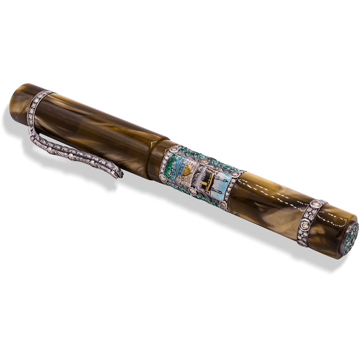 Zeki Karaca Jewellery Harman Fountain Pen - Mosaic Brown (Limited Edition) - Pen Boutique Ltd