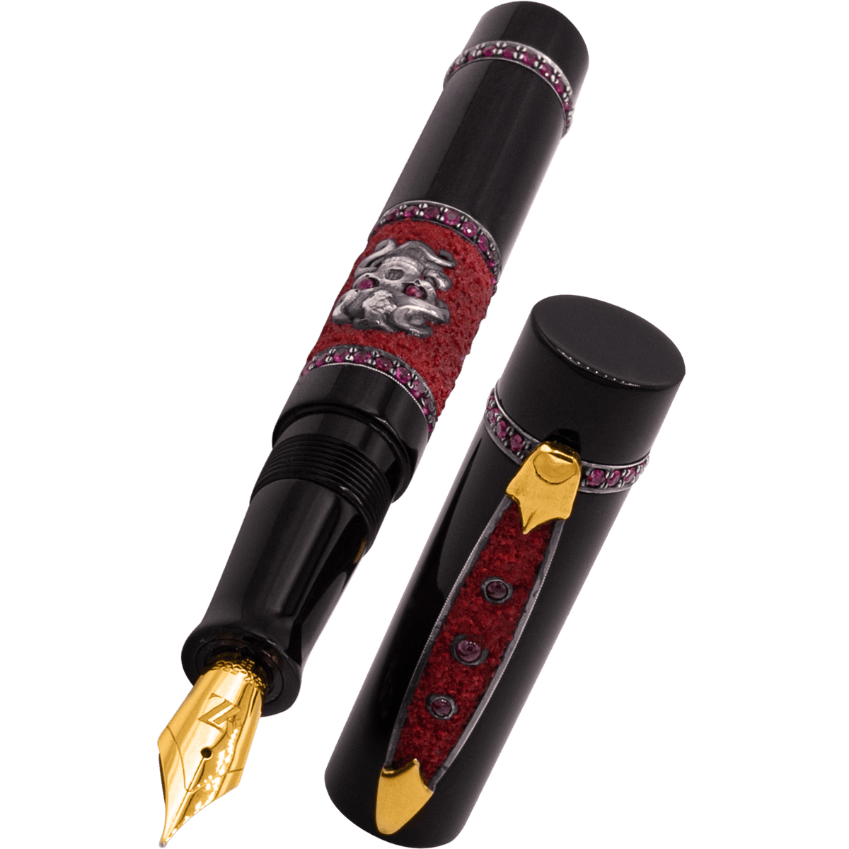 Zeki Karaca Jewellery Harman Fountain Pen - Ruby - Pen Boutique Ltd