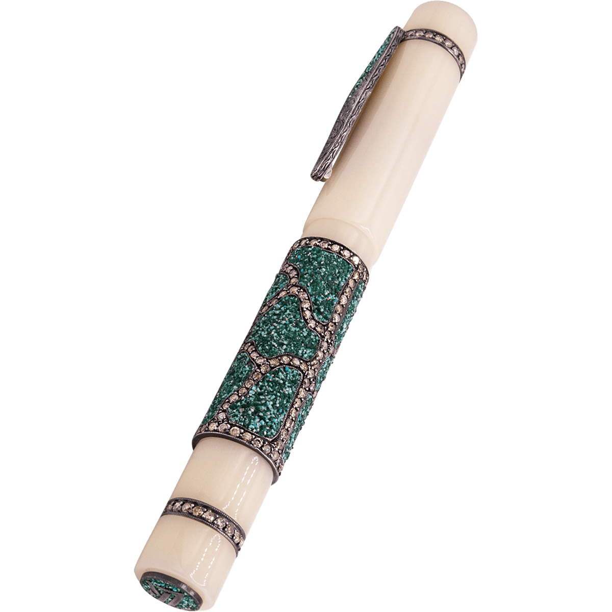 Zeki Karaca Jewellery Harman Fountain Pen - White - Pen Boutique Ltd