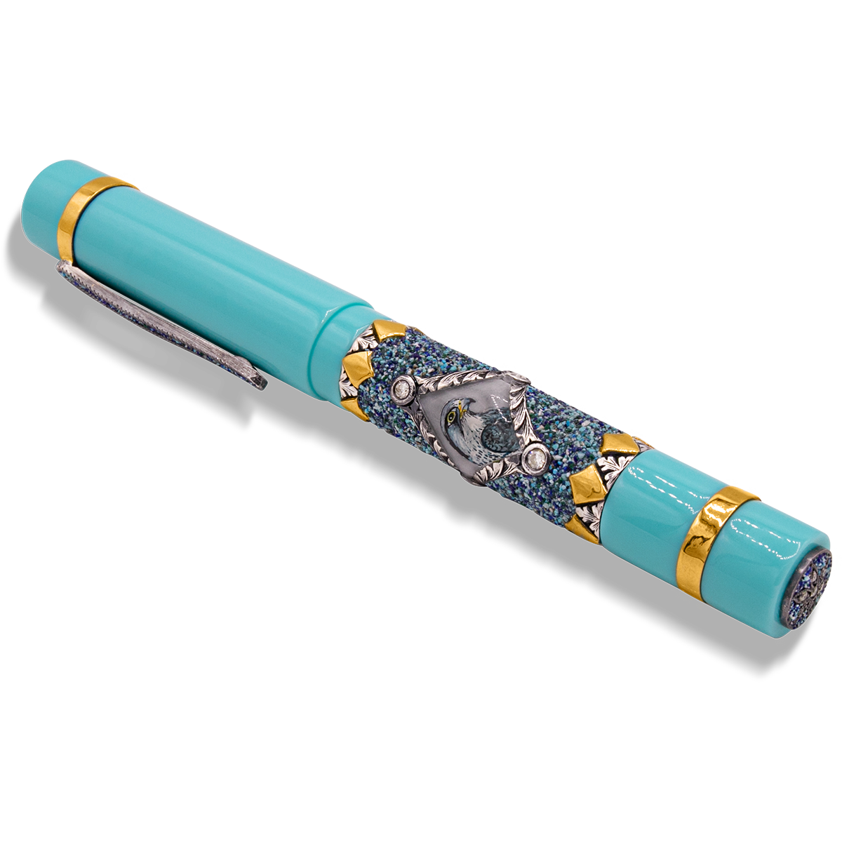 Zeki Karaca Jewellery Harman Fountain Pen - Sky Blue (Limited Edition)