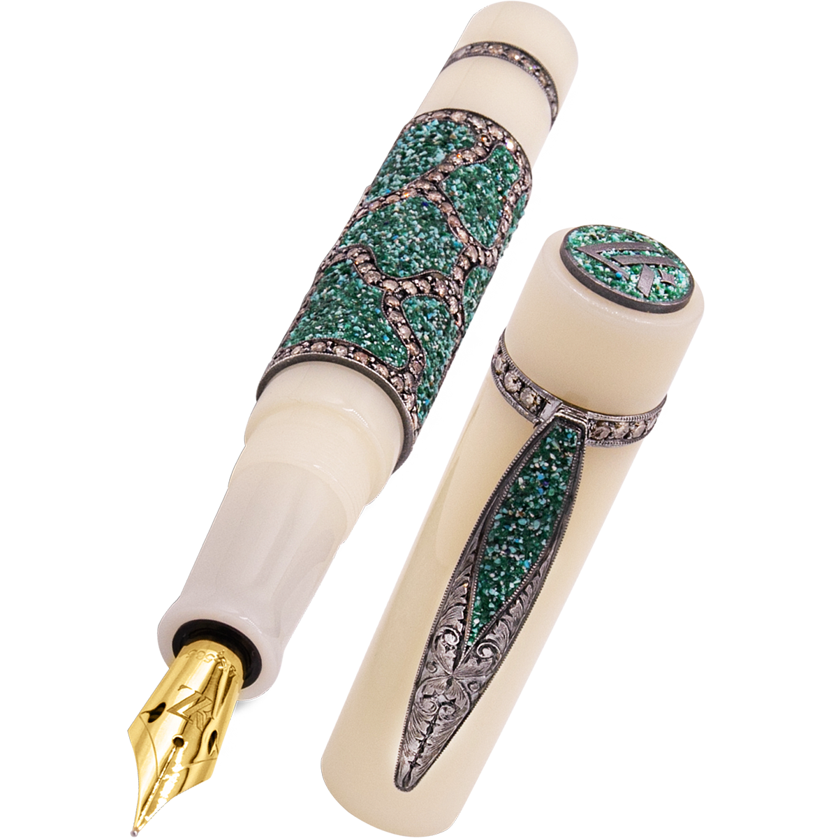 Zeki Karaca Jewellery Harman Fountain Pen - White