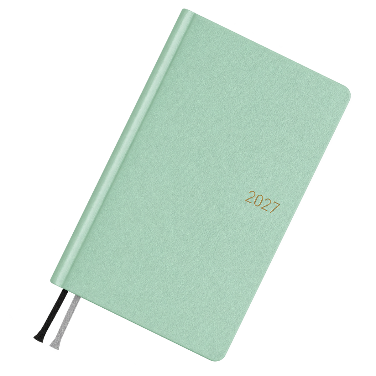 Hobonichi 2027 Light Hardcover English Book - Paper Series: Frosty Jade - Tall & Slim (Weeks - January Start)-Pen Boutique Ltd
