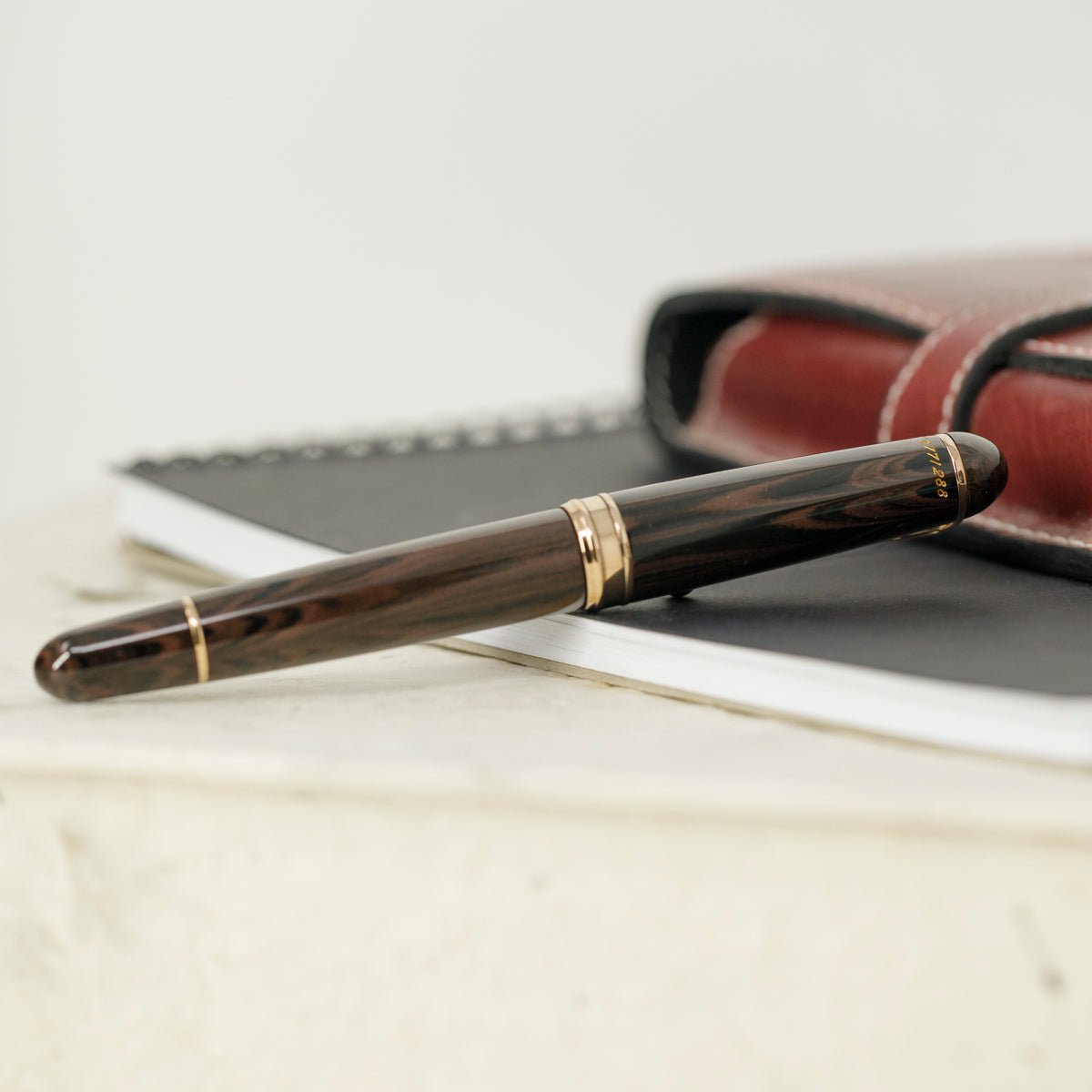 Aurora 88 Fountain Pen - Cognac Ebonite - Limited Edition - Pen Boutique Ltd