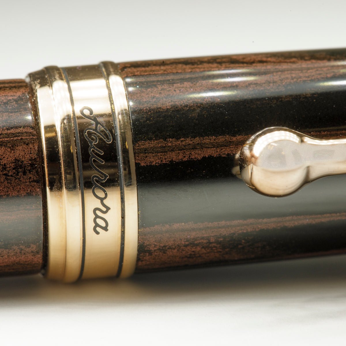Aurora 88 Fountain Pen - Cognac Ebonite - Limited Edition - Pen Boutique Ltd