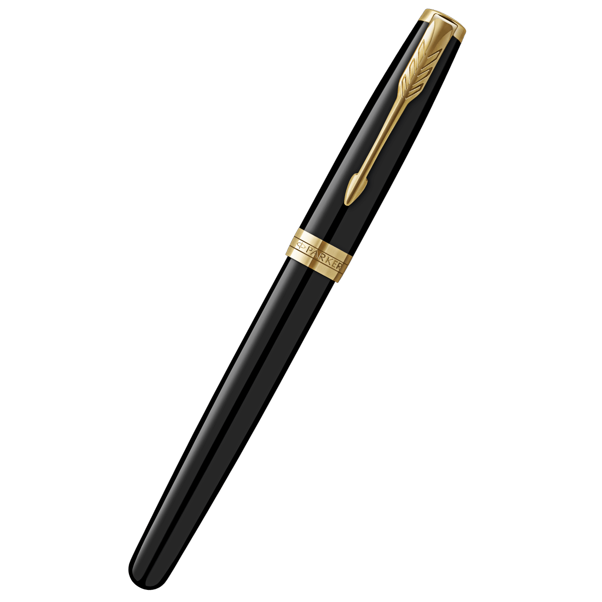 Parker Sonnet Fountain Pen - Black Lacquer - Gold Trim - Pen Boutique Ltd
