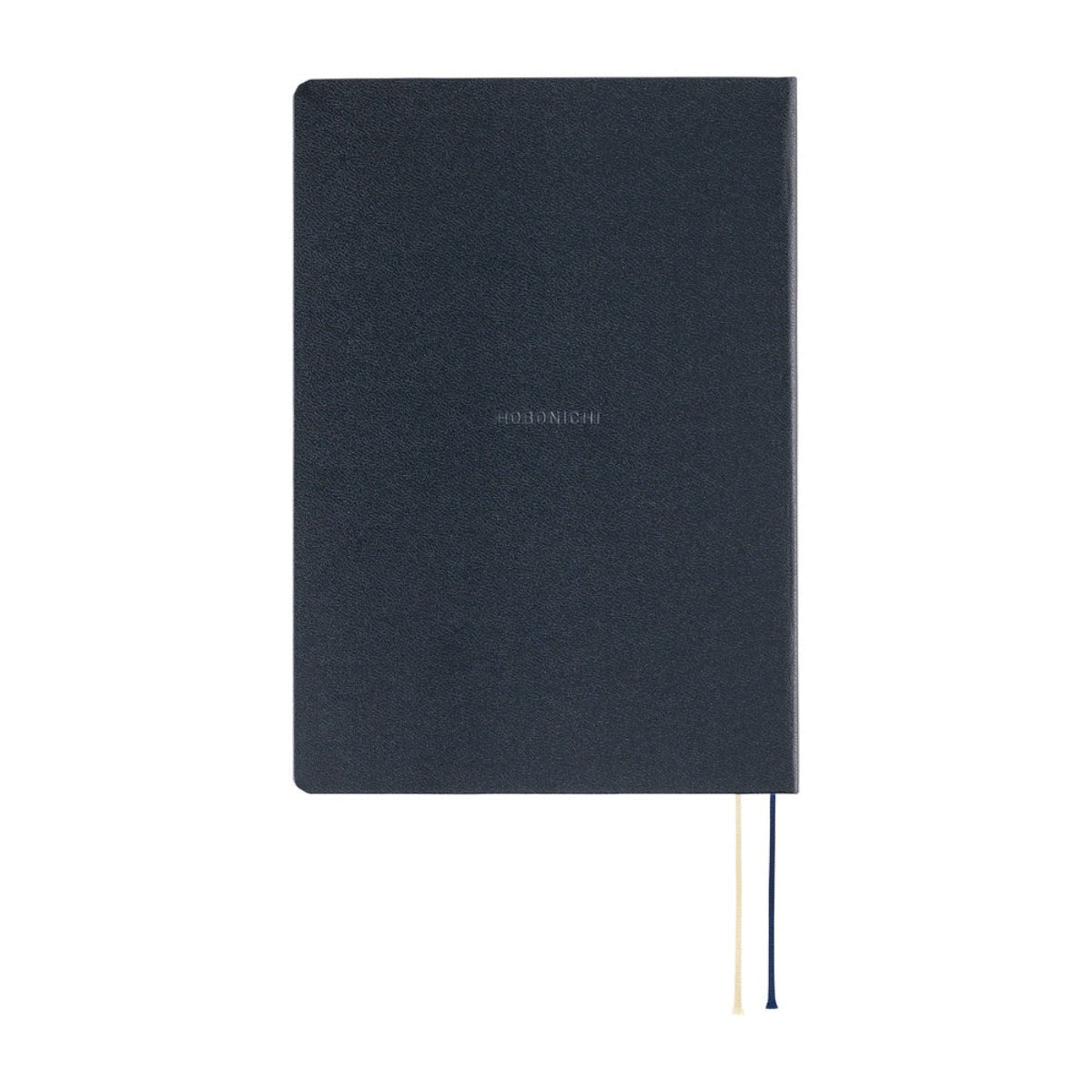 Hobonichi 2027 Light Hard Cover English Book - Slash (Navy) & HON Stamped - A5 (January Start) - Pen Boutique Ltd