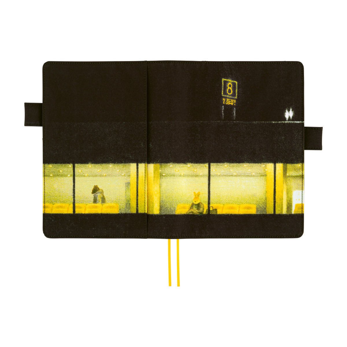 Hobonichi 2027 Cousin Cover - Akiko Miyakoshi: An Airport at Night - A5 - Pen Boutique Ltd