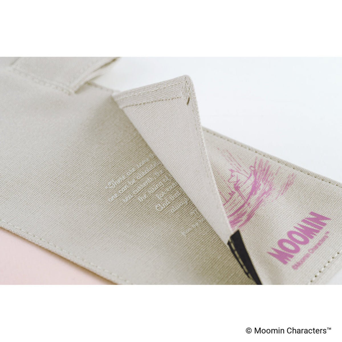 Hobonichi 2027 Cousin Cover - Moomin: My Yard (Pink Gray) - A5 - Pen Boutique Ltd