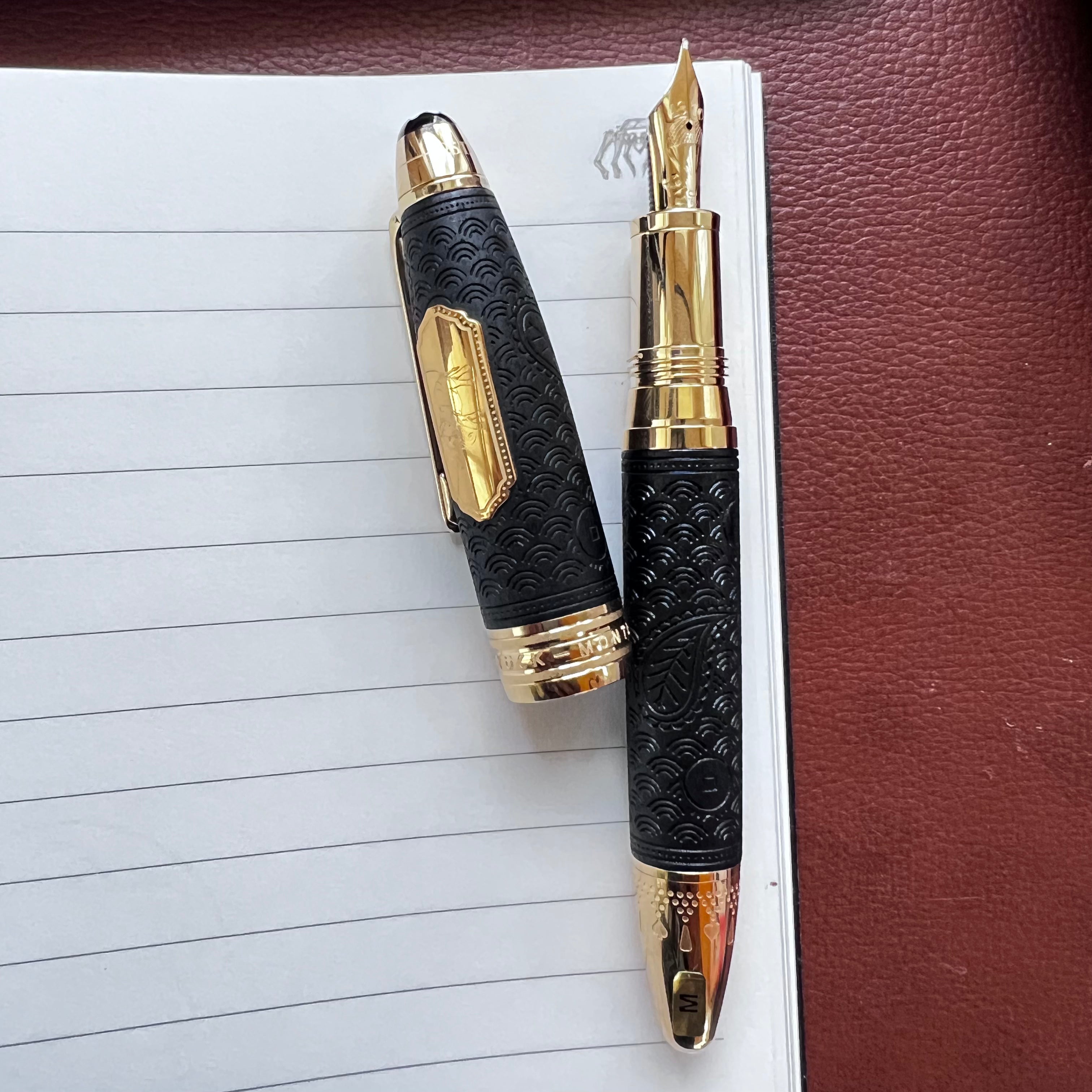 Montblanc 146 Meisterstuck Solitaire Fountain Pen - Around the World In 80 Days - Year 2 (LeGrand)-Pen Boutique Ltd