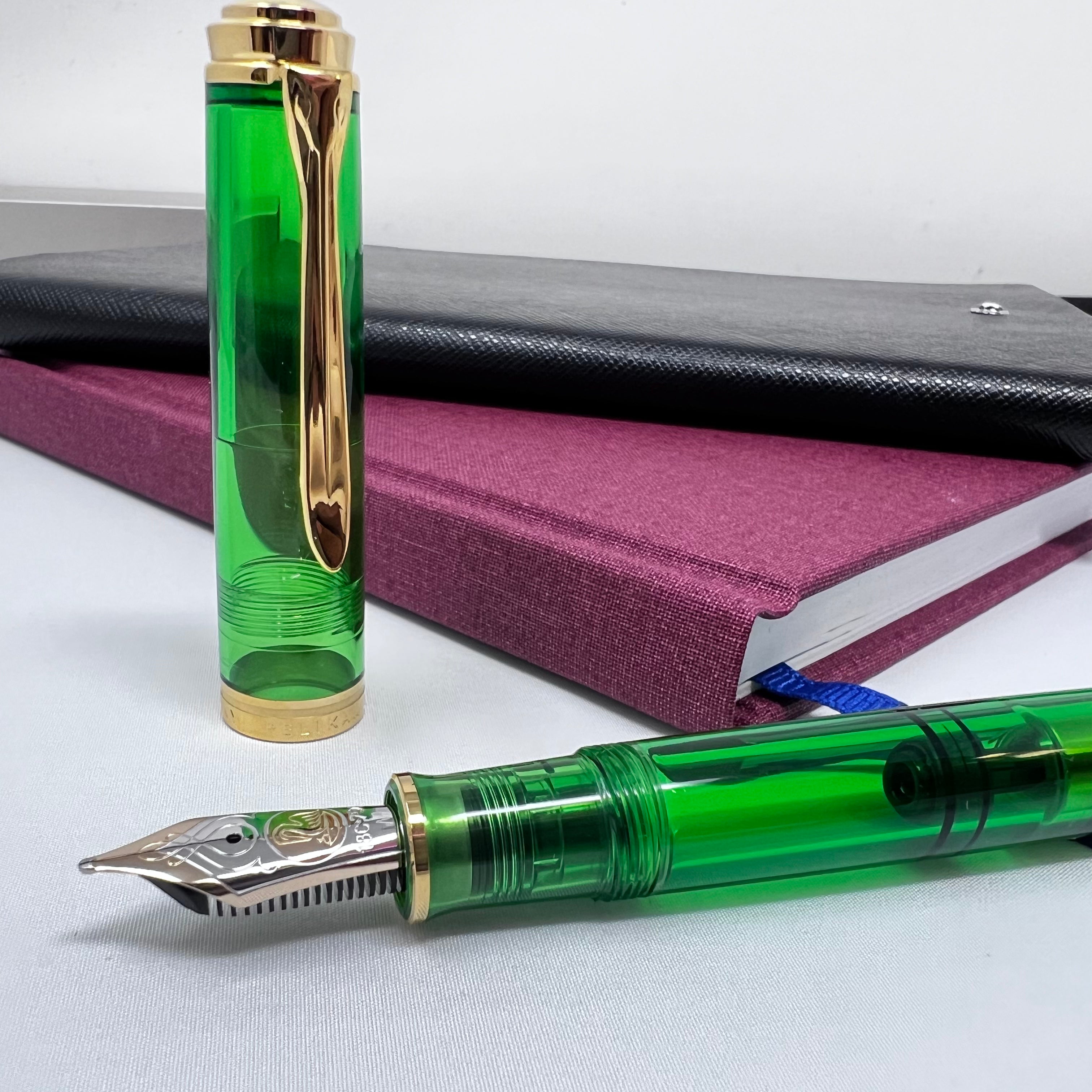 Pelikan Souveran M800 Fountain Pen - Green Demonstrator (Special Edition)-Pen Boutique Ltd