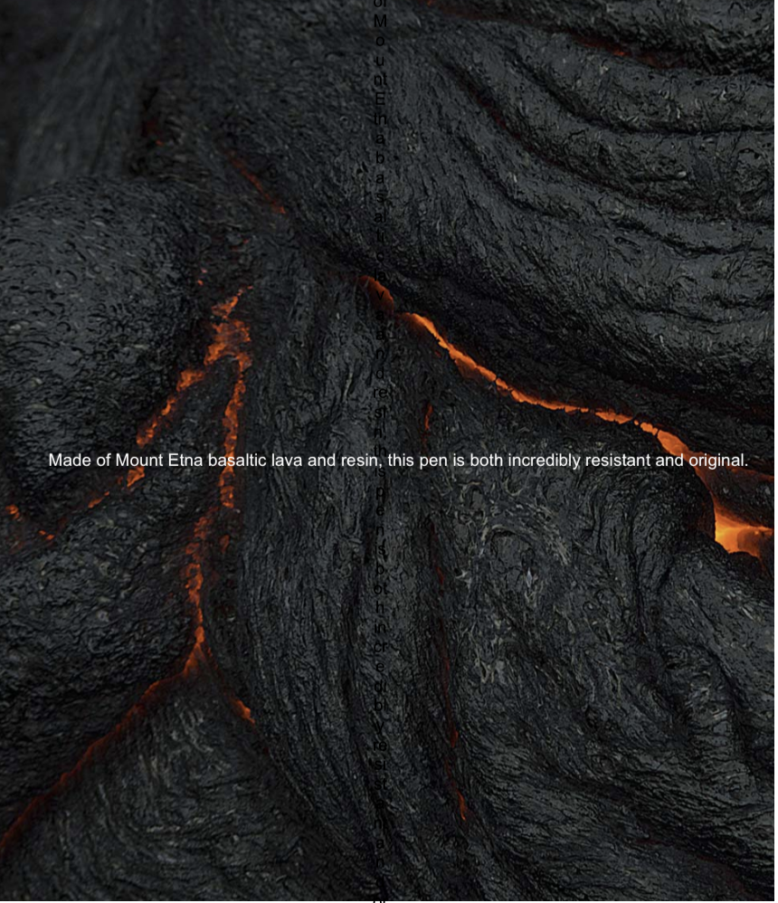 Visconti Homo Sapiens Fountain Pen – Volcano Lava Black – Bronze Trim-Pen Boutique Ltd