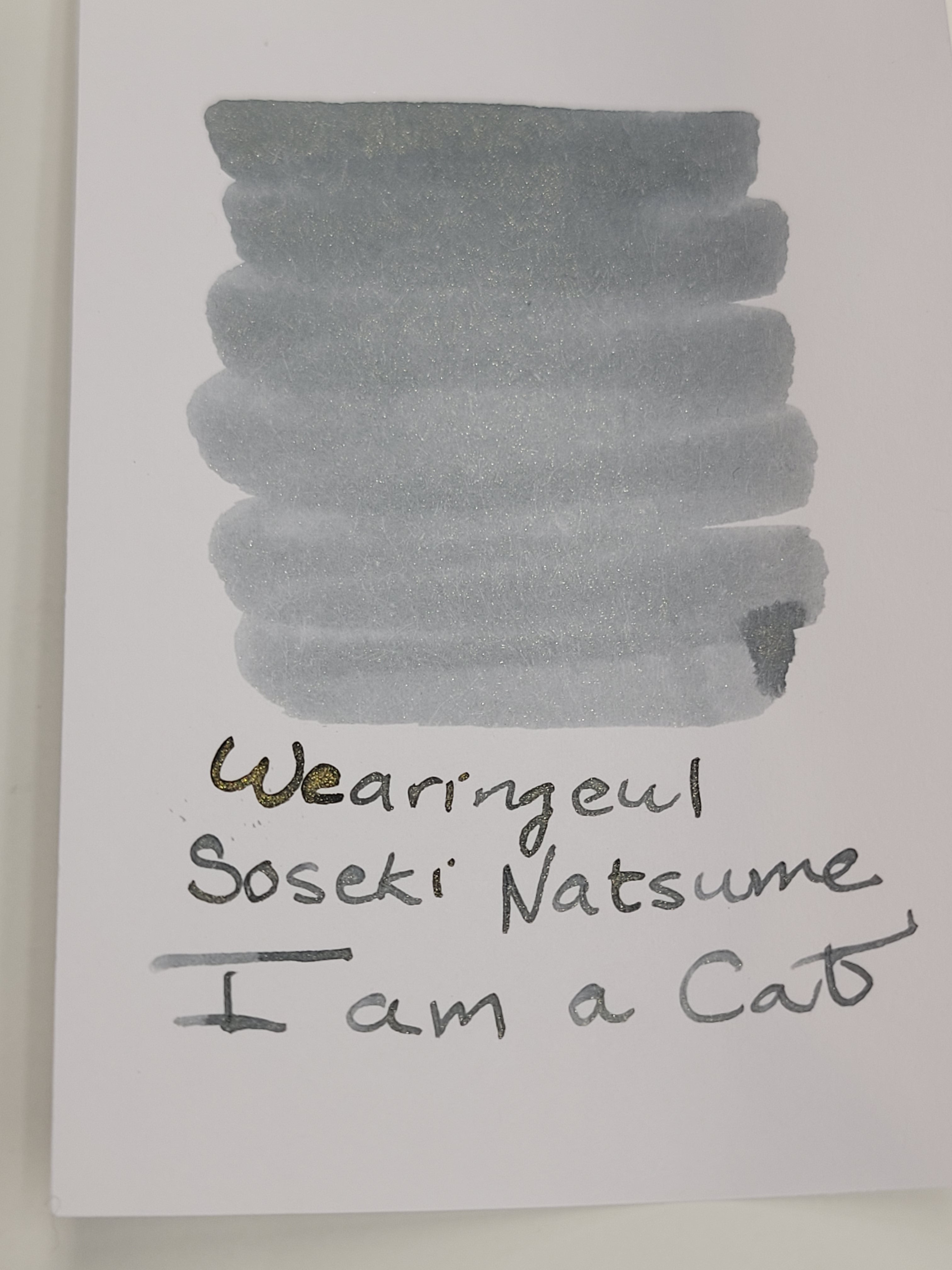 Wearingeul World Literature Ink Bottle - Natsume Soseki - I am a cat (30 ml) Wearingeul