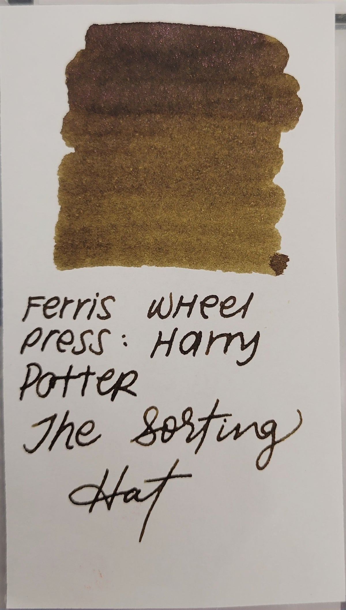 Ferris Wheel Press x WB Ink Bottle - Harry Potter The Sorting Hat - 2543 - 38ml - Pen Boutique Ltd