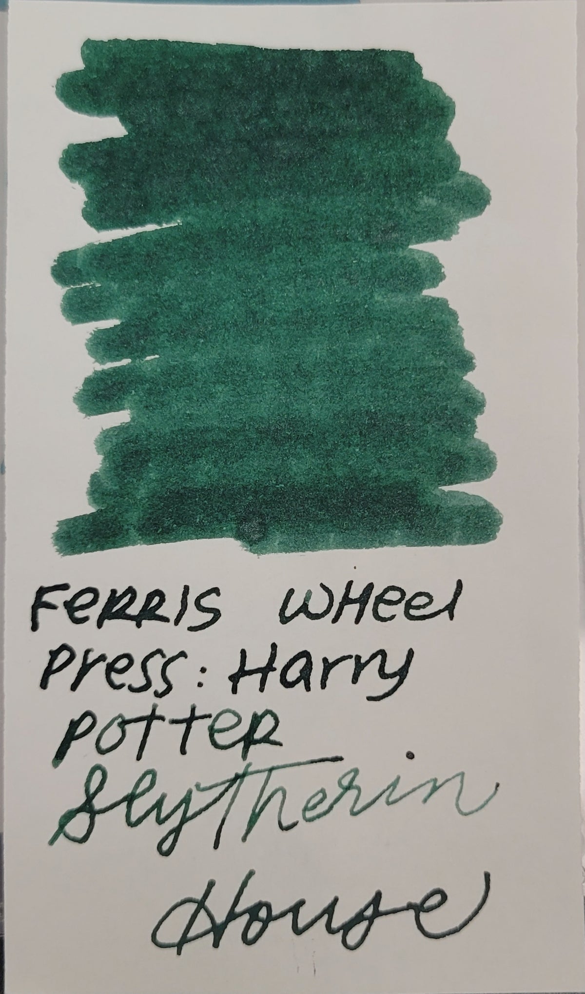 Ferris Wheel Press x WB Ink Bottle - Harry Potter Slytherin House - 2539 - 38ml - Pen Boutique Ltd