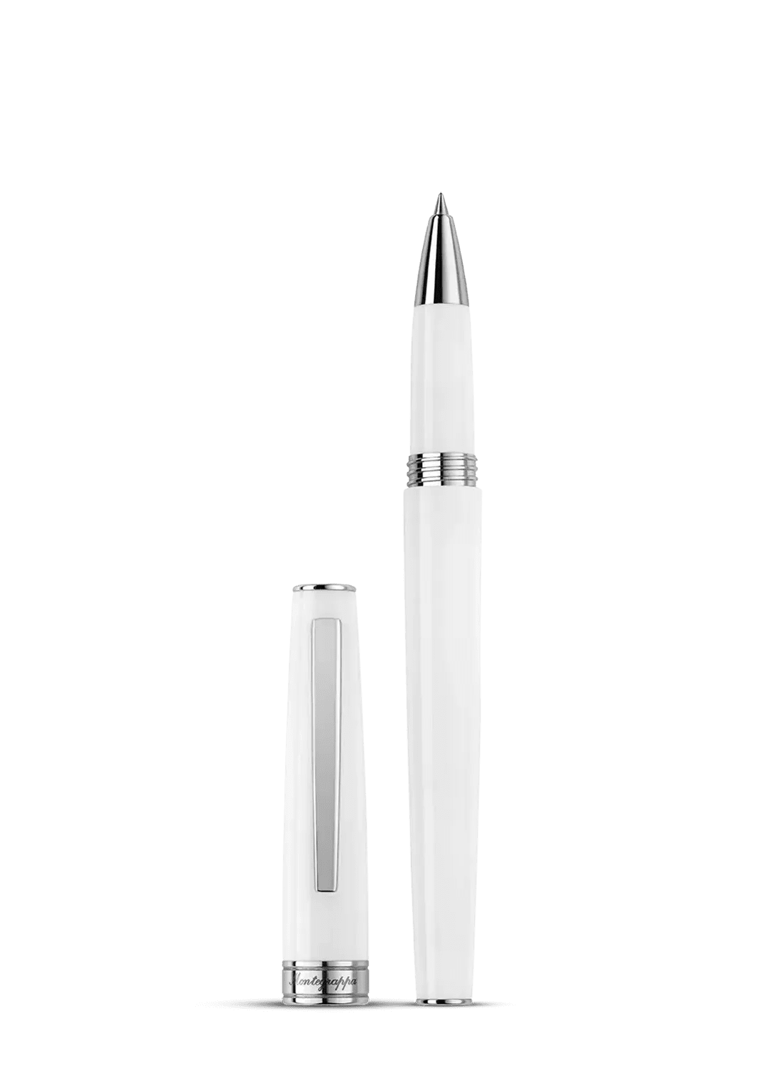 Montegrappa Armonia Rollerball Pen - Frost White - Pen Boutique Ltd