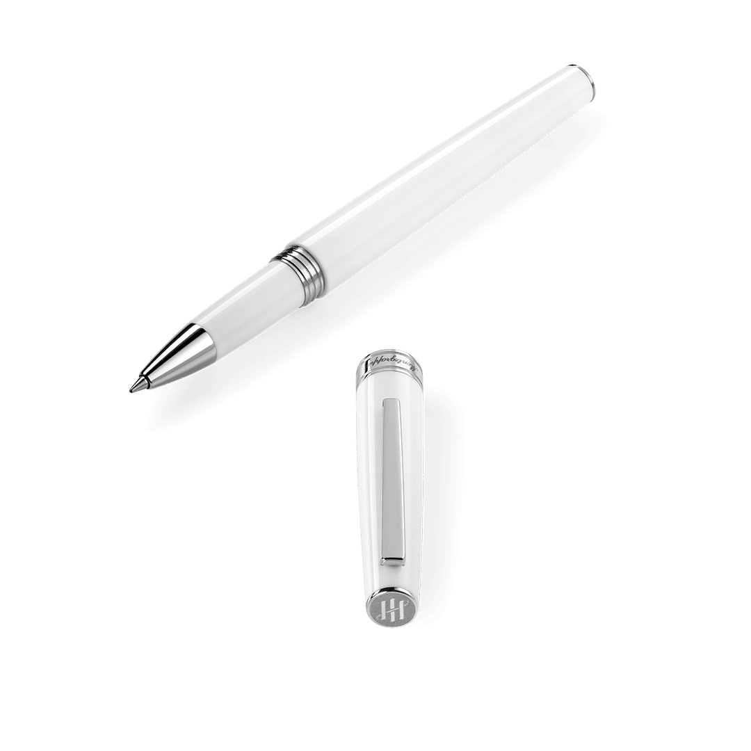 Montegrappa Armonia Rollerball Pen - Frost White - Pen Boutique Ltd