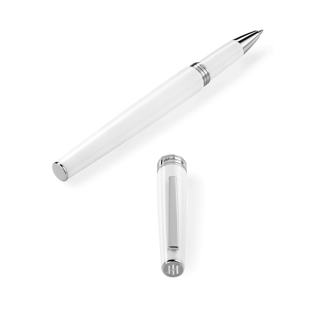 Montegrappa Armonia Rollerball Pen - Frost White - Pen Boutique Ltd
