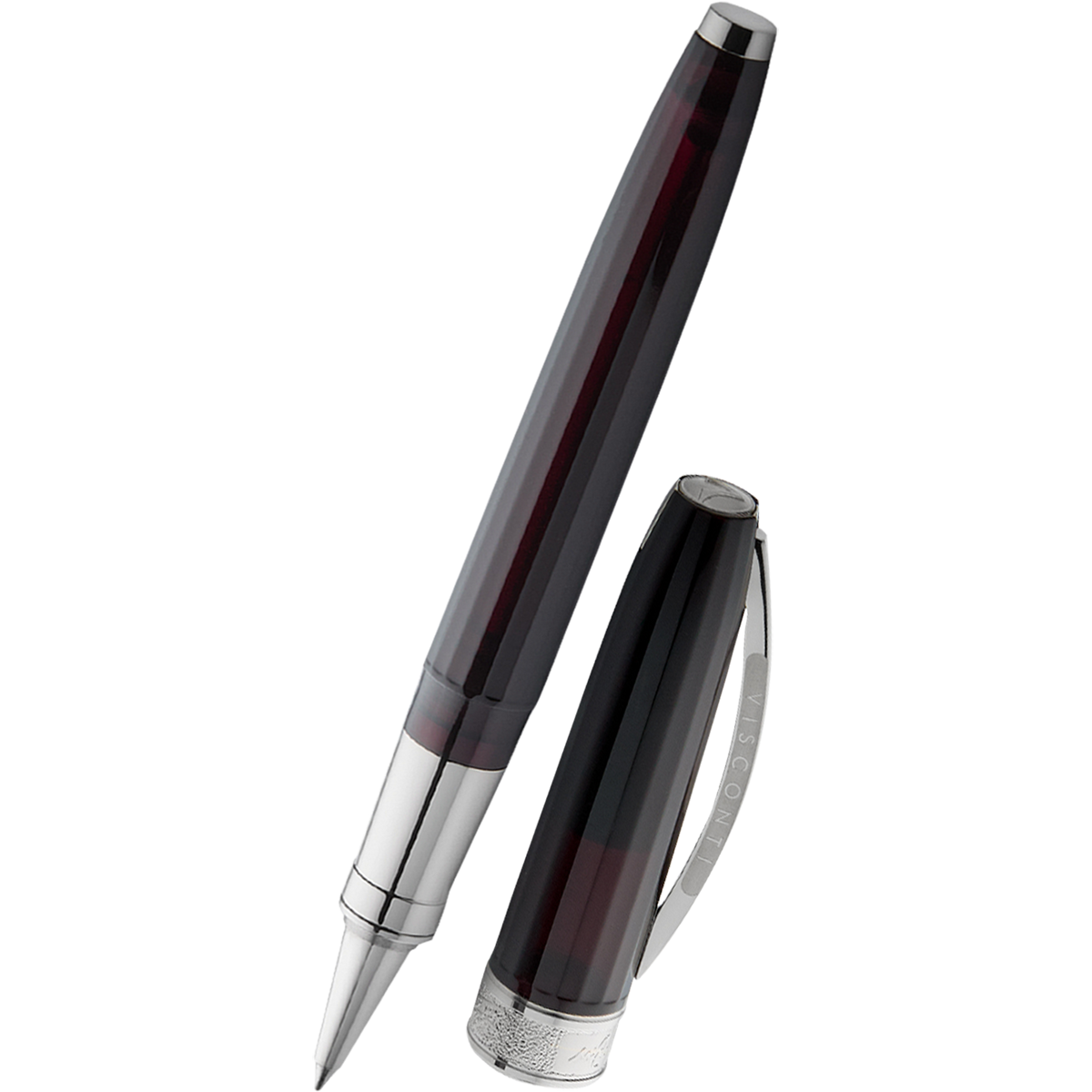 Visconti Michelangelo Rollerball Pen - Black-Pen Boutique Ltd
