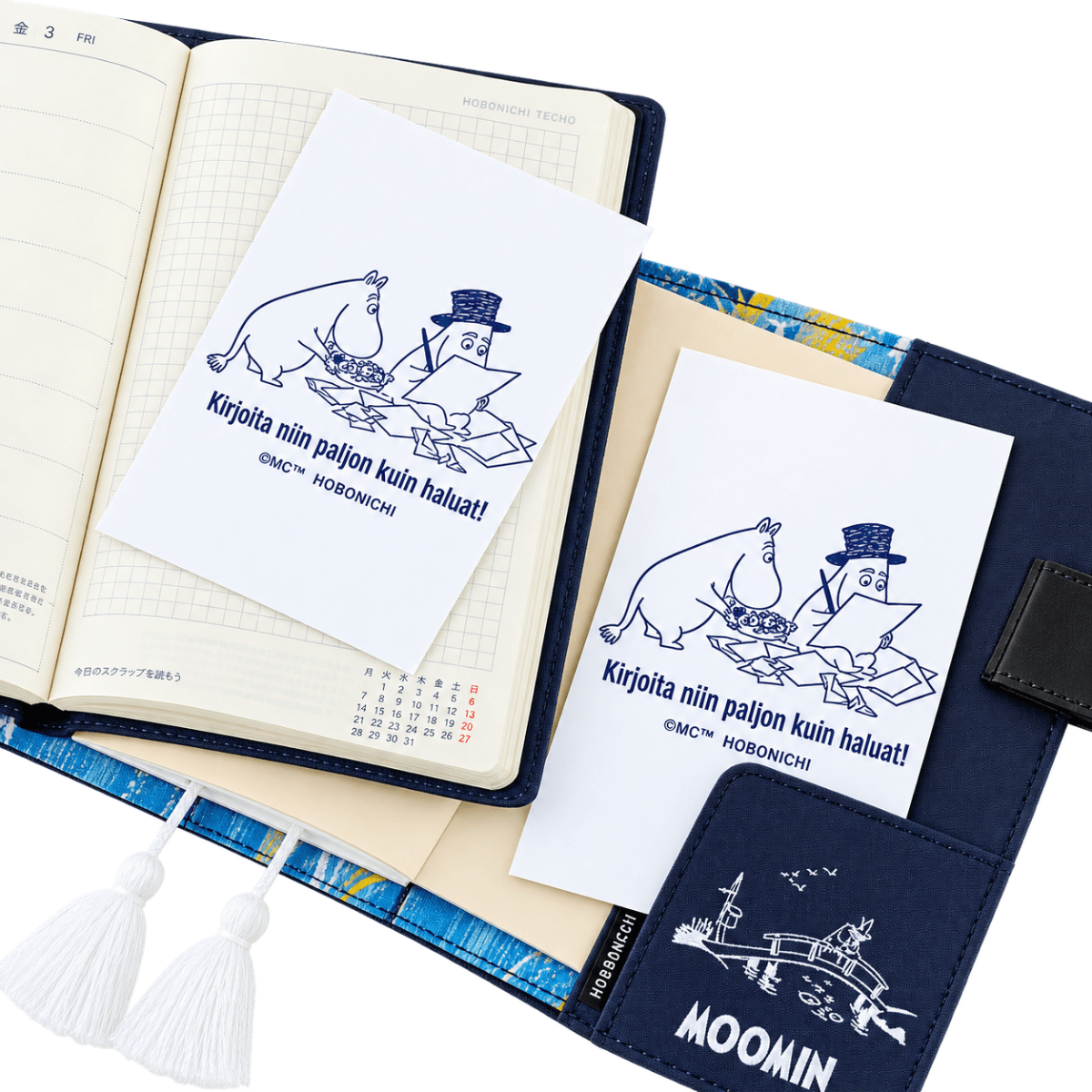 Hobonichi Ink-Absorbing Paper - Moomin - Pen Boutique Ltd