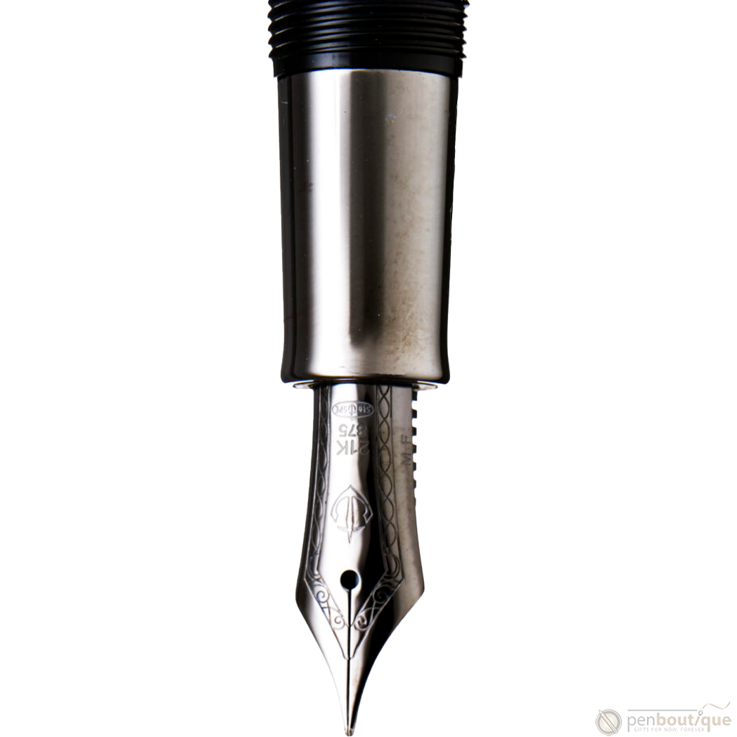 Sailor Cylint Fountain Pen - Black Stainless Steel-Pen Boutique Ltd