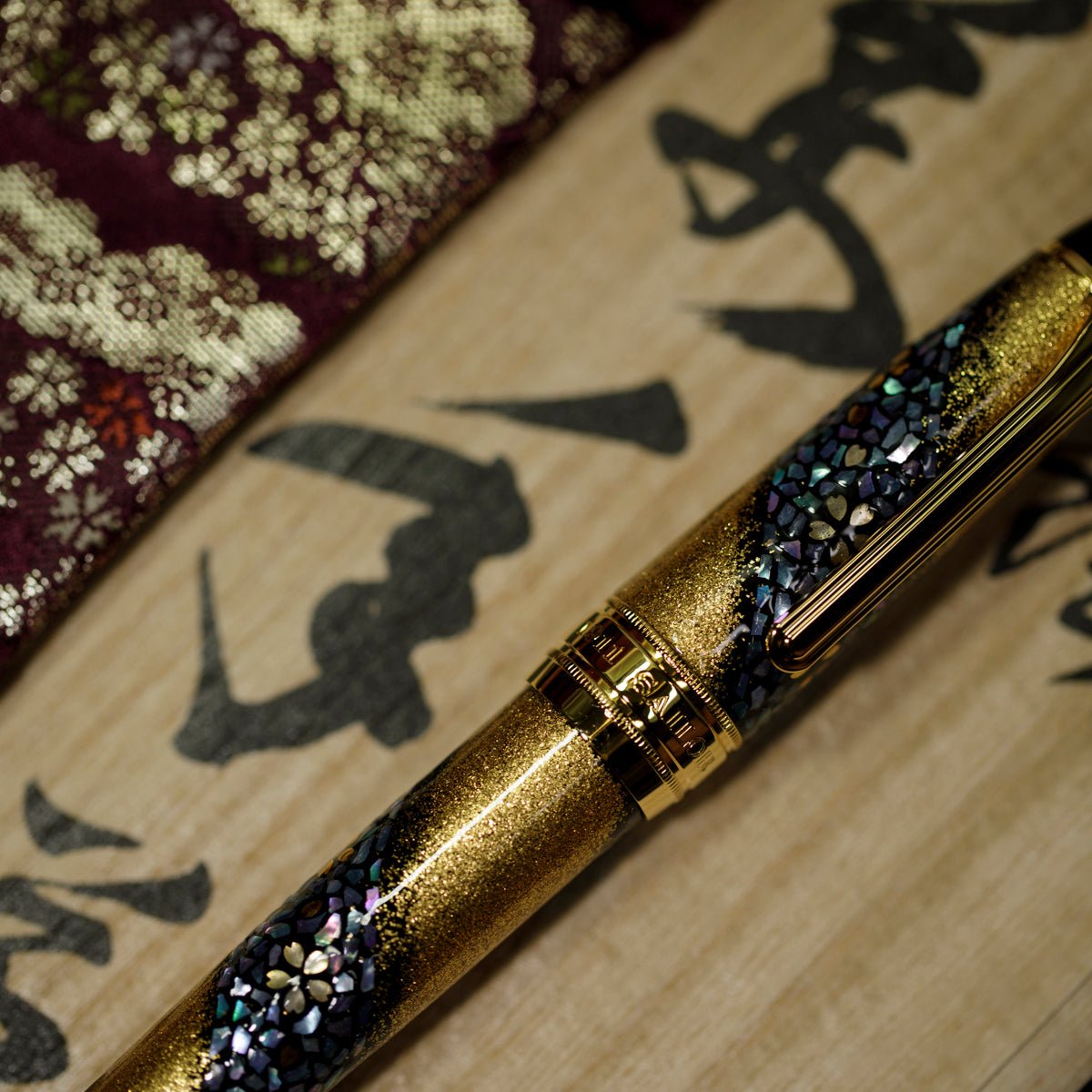 Sailor Maki - e Fountain Pen Sakura Nagare - King of Pens - Pen Boutique Ltd