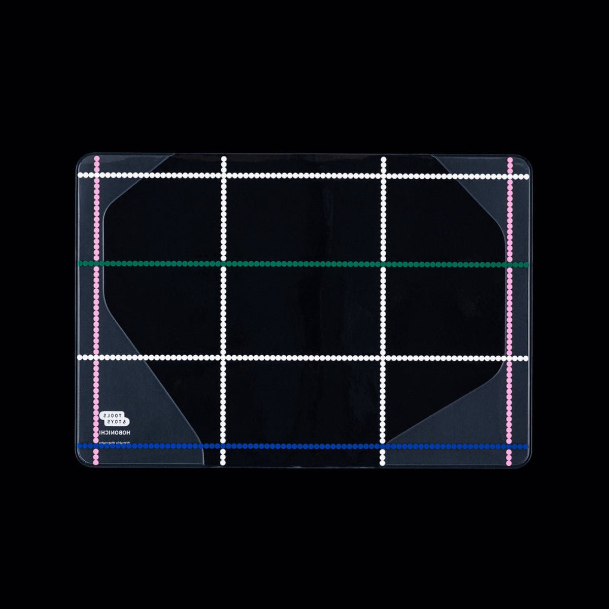Hobonichi Clear Cover - Yoshie Watanabe: Dotted Plaid - Weeks - Pen Boutique Ltd