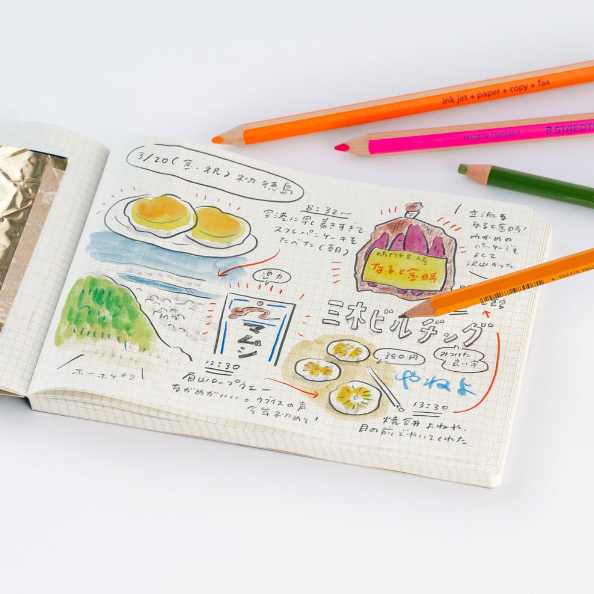 Hobonichi Notebook - Akiko Miyakoshi: I Dream of a Journey - Landscape - Pen Boutique Ltd
