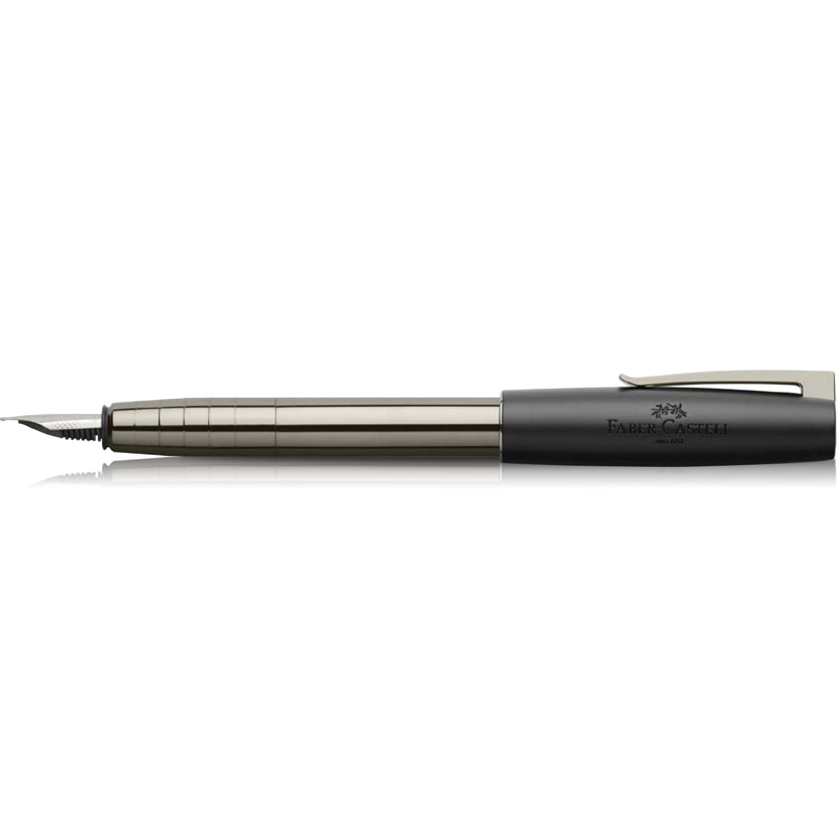 Faber Castell Loom Gunmetal Polished Fountain Pen-Pen Boutique Ltd
