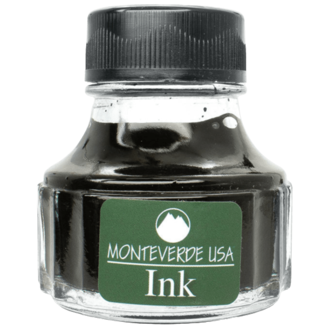 Monteverde Gemstone Ink Bottle - Onyx - 90ml - Pen Boutique Ltd