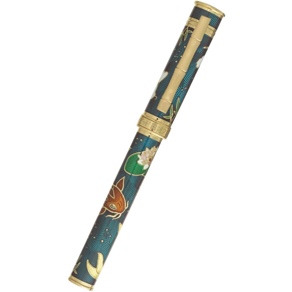 David Oscarson Koi Rollerball Pen - Teal-Pen Boutique Ltd