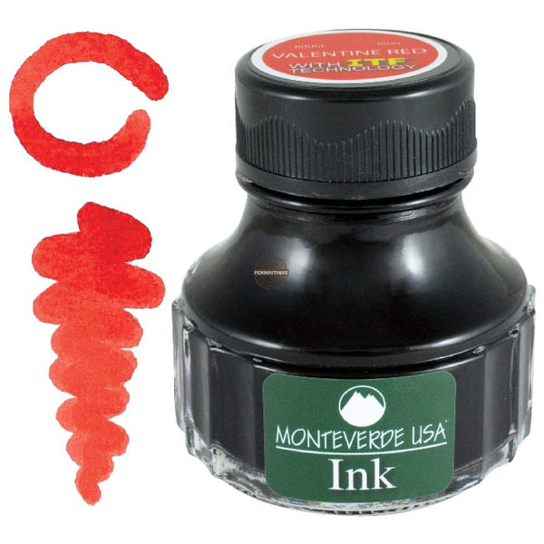 Monteverde World of Colors Valentine Red Ink Bottle 90 ml-Pen Boutique Ltd