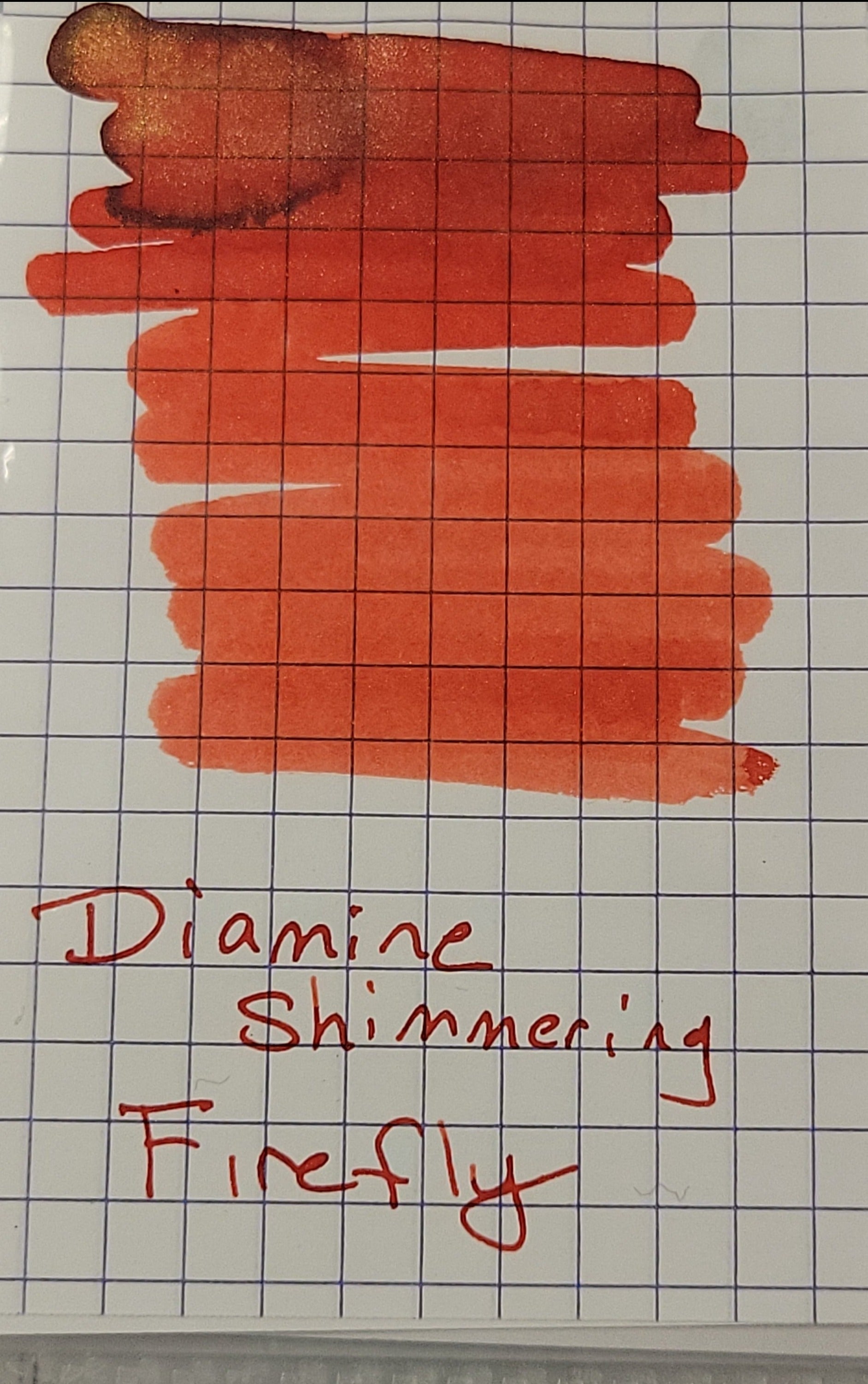 Diamine Shimmer Ink 50 ml Firefly - Gold shimmer-Pen Boutique Ltd