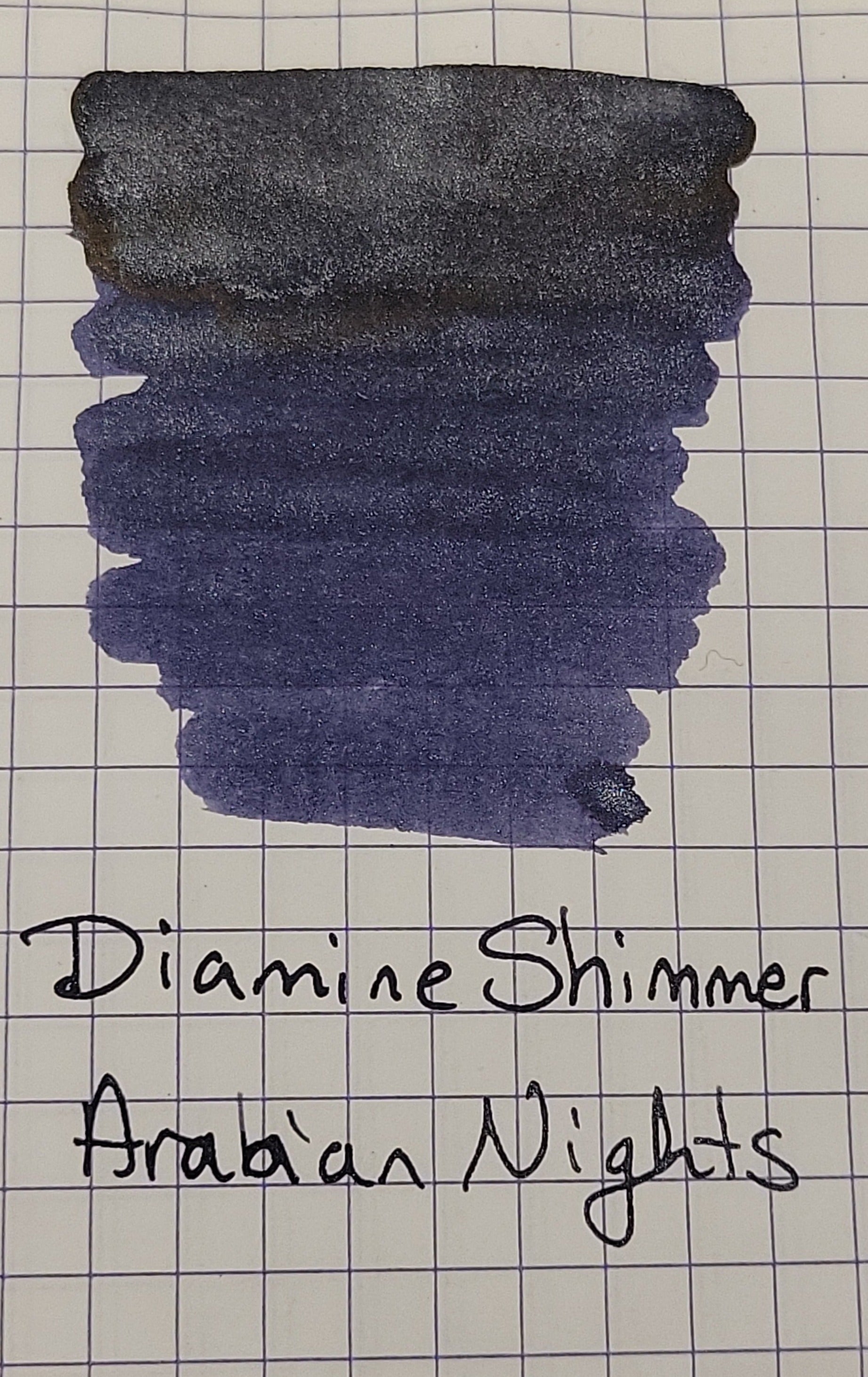 Diamine Shimmer Ink 50 ml Arabian Nights - Silver shimmer-Pen Boutique Ltd