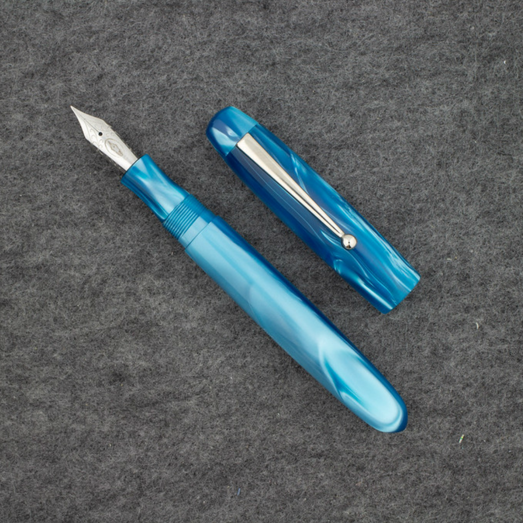 Edison Collier Fountain Pen - Azure Skies-Pen Boutique Ltd