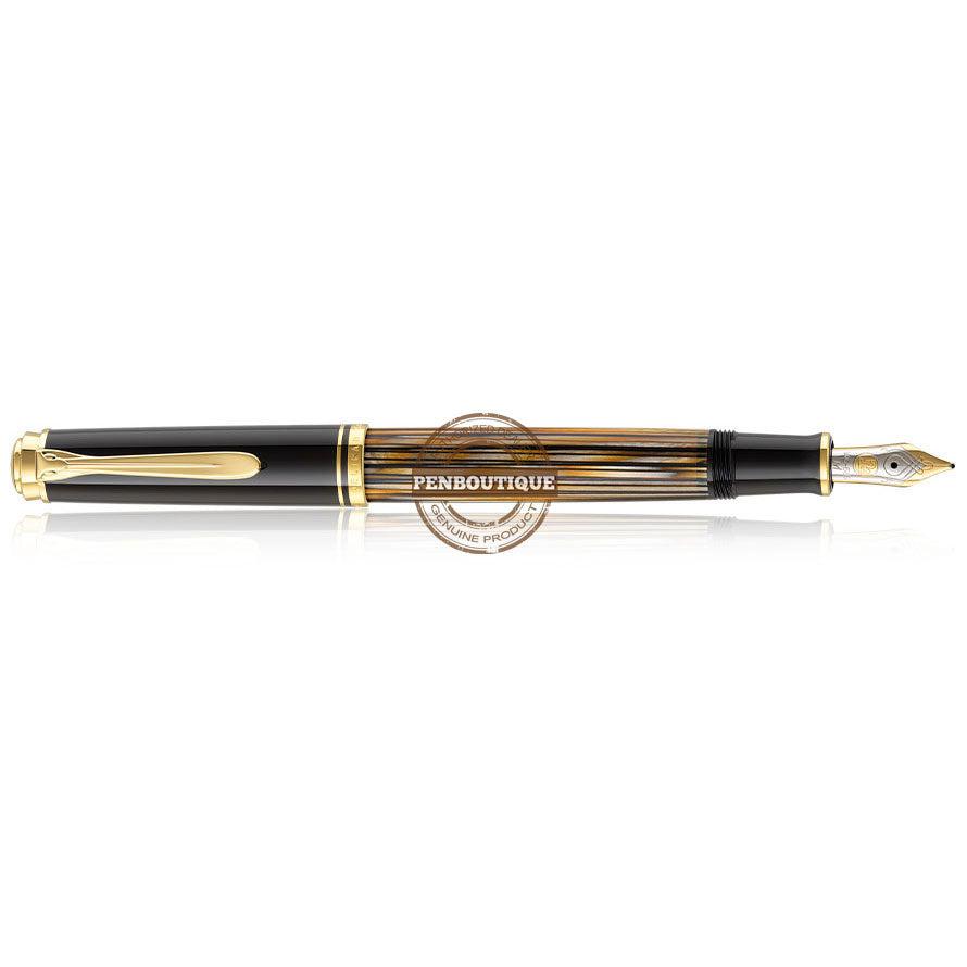 Pelikan Souveran M400 Tortoiseshell-Brown Fountain Pen-Pen Boutique Ltd