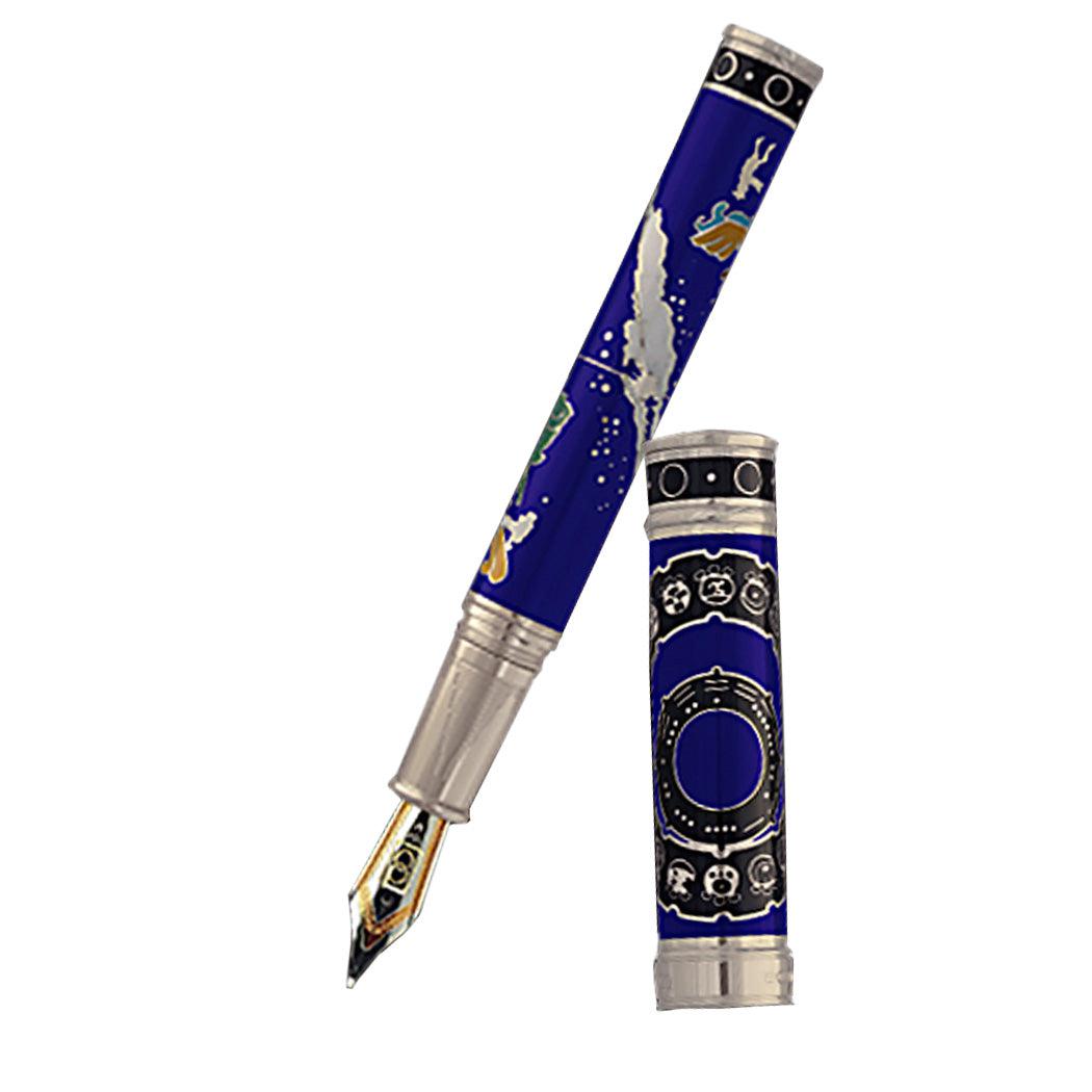 David Oscarson 2012 End of Days Fountain Pen - Sapphire Blue-Pen Boutique Ltd