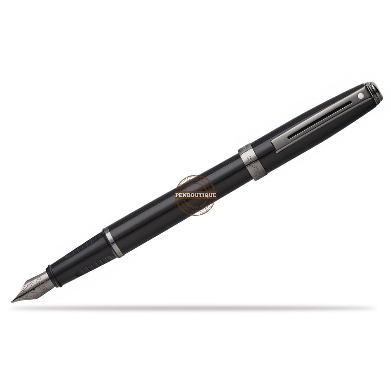 Sheaffer Prelude Gloss Black with Gunmetal Trim Fountain Pen-Pen Boutique Ltd
