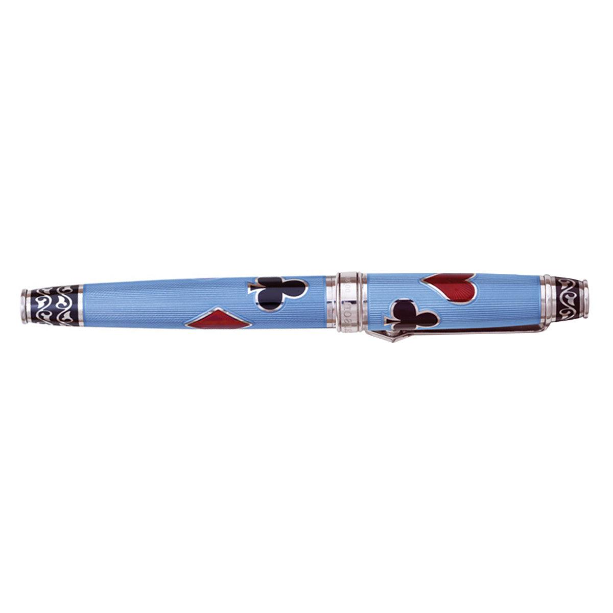 David Oscarson Les Quatre Couleurs Rollerball Pen - Translucent Azure Blue - Pen Boutique Ltd