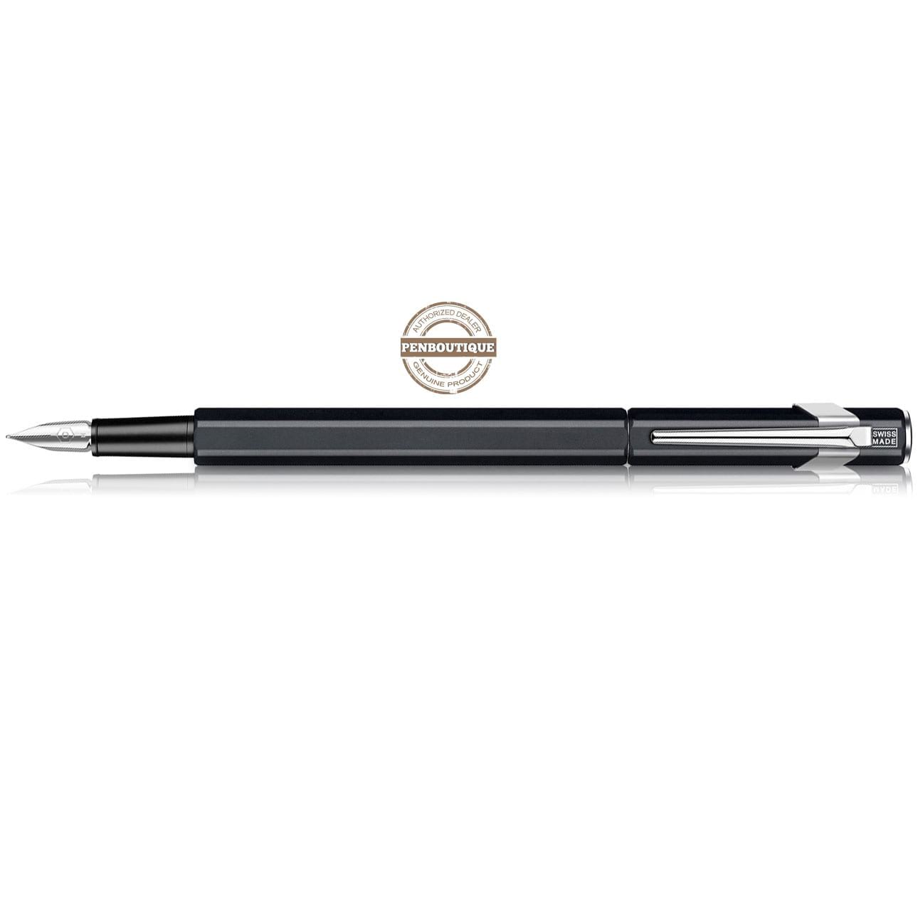 Caran D' Ache 849 Metal Black Fountain Pen - Medium Nib-Pen Boutique Ltd