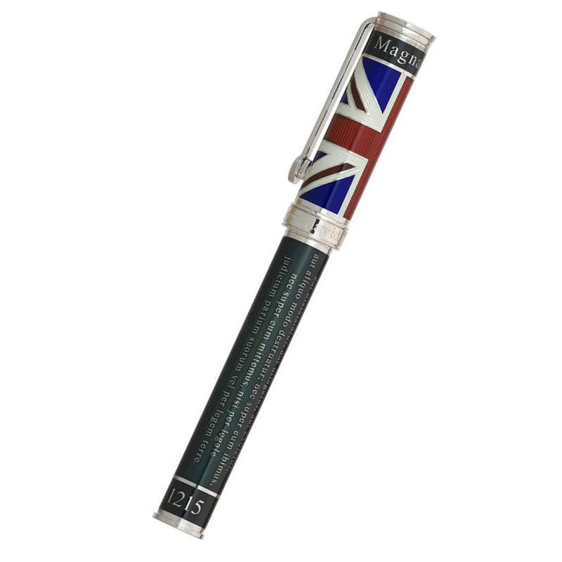 David Oscarson Magna Carta Rollerball Pen - Translucent Black - Pen Boutique Ltd