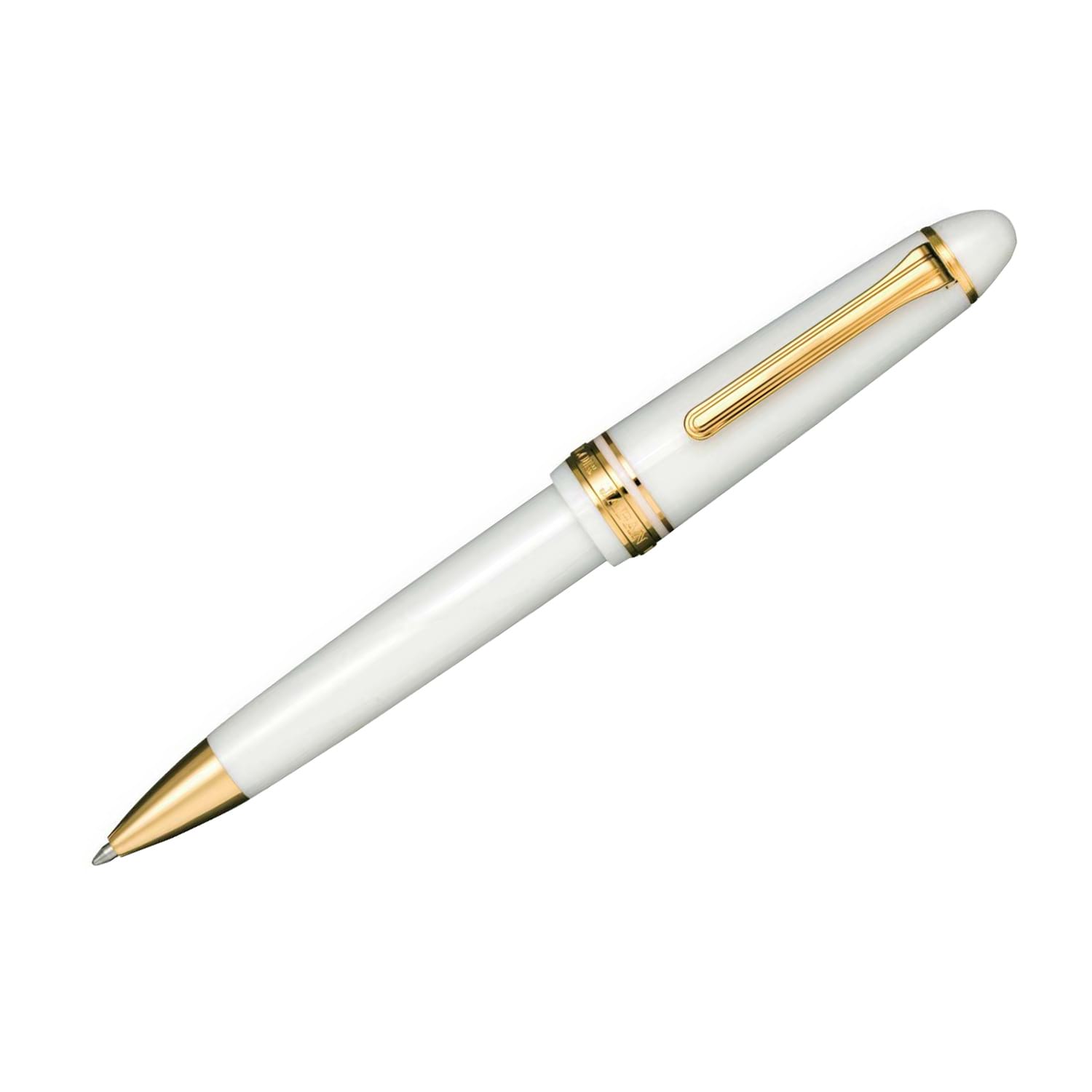 Sailor 1911L White GT Ballpoint Pen-Pen Boutique Ltd