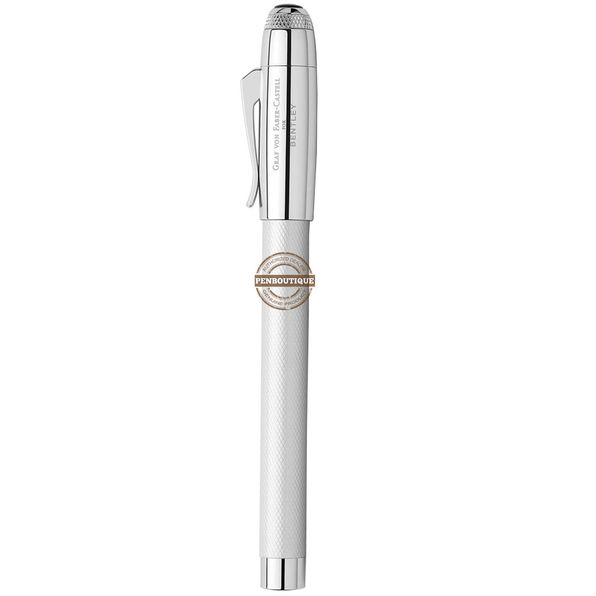 Graf von Faber-Castell Bentley Fountain Pen - White Satin - Pen Boutique Ltd