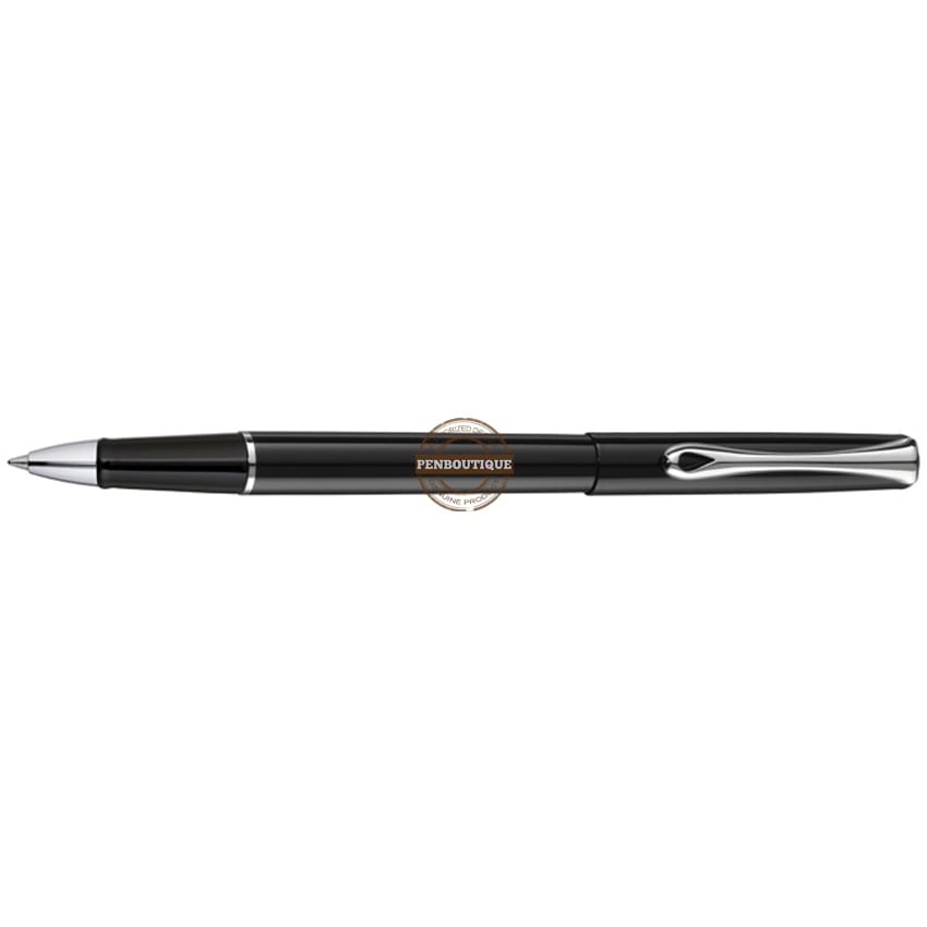 Diplomat Traveller Rollerball Pen - Black Lacquer-Pen Boutique Ltd