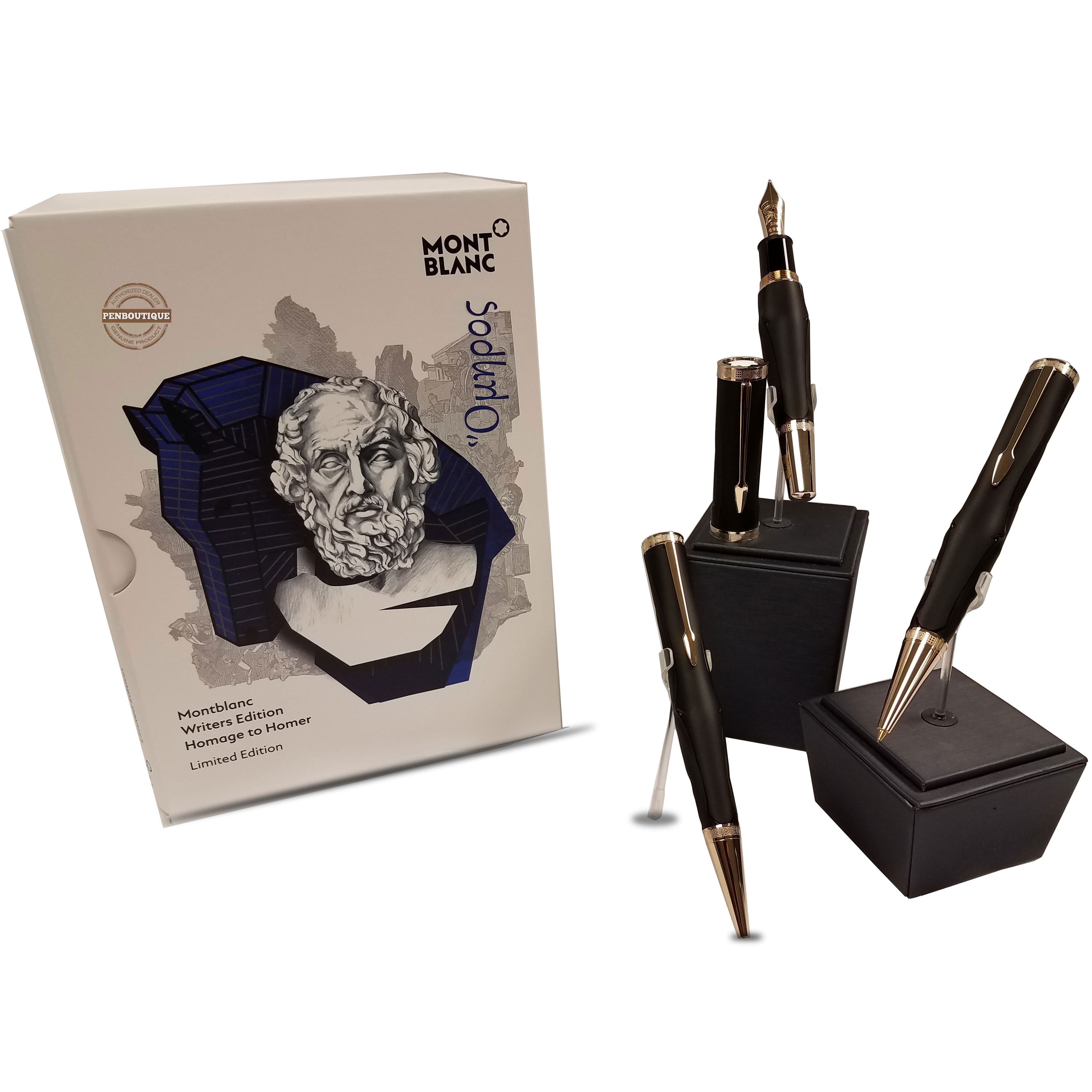 Montblanc Gift Set - Writers Edition - Homage to Homer - (Includes Fountain Pen/Rollerball Pen/Mechanical Pencil)-Pen Boutique Ltd